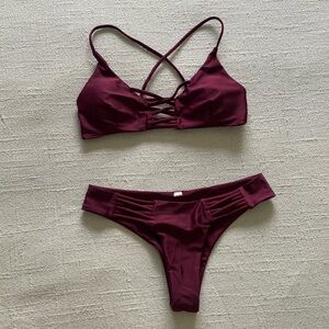 🌼 Small merlot bikini set